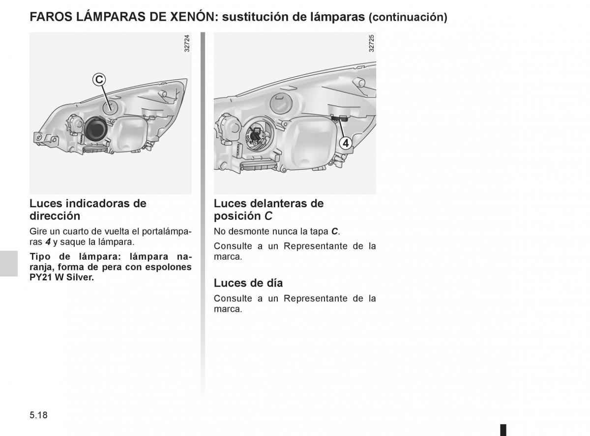 Renault Espace IV 4 manual del propietario / page 208