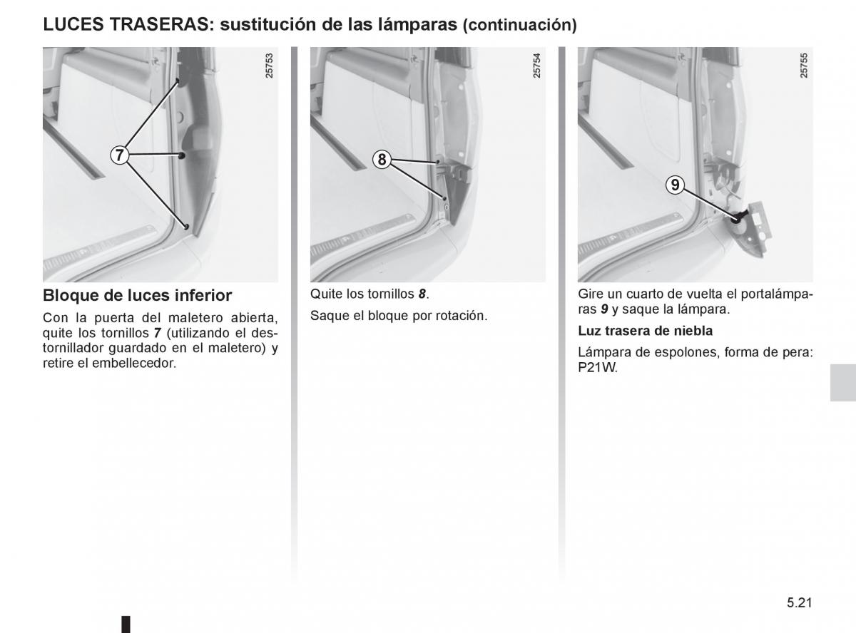 Renault Espace IV 4 manual del propietario / page 211