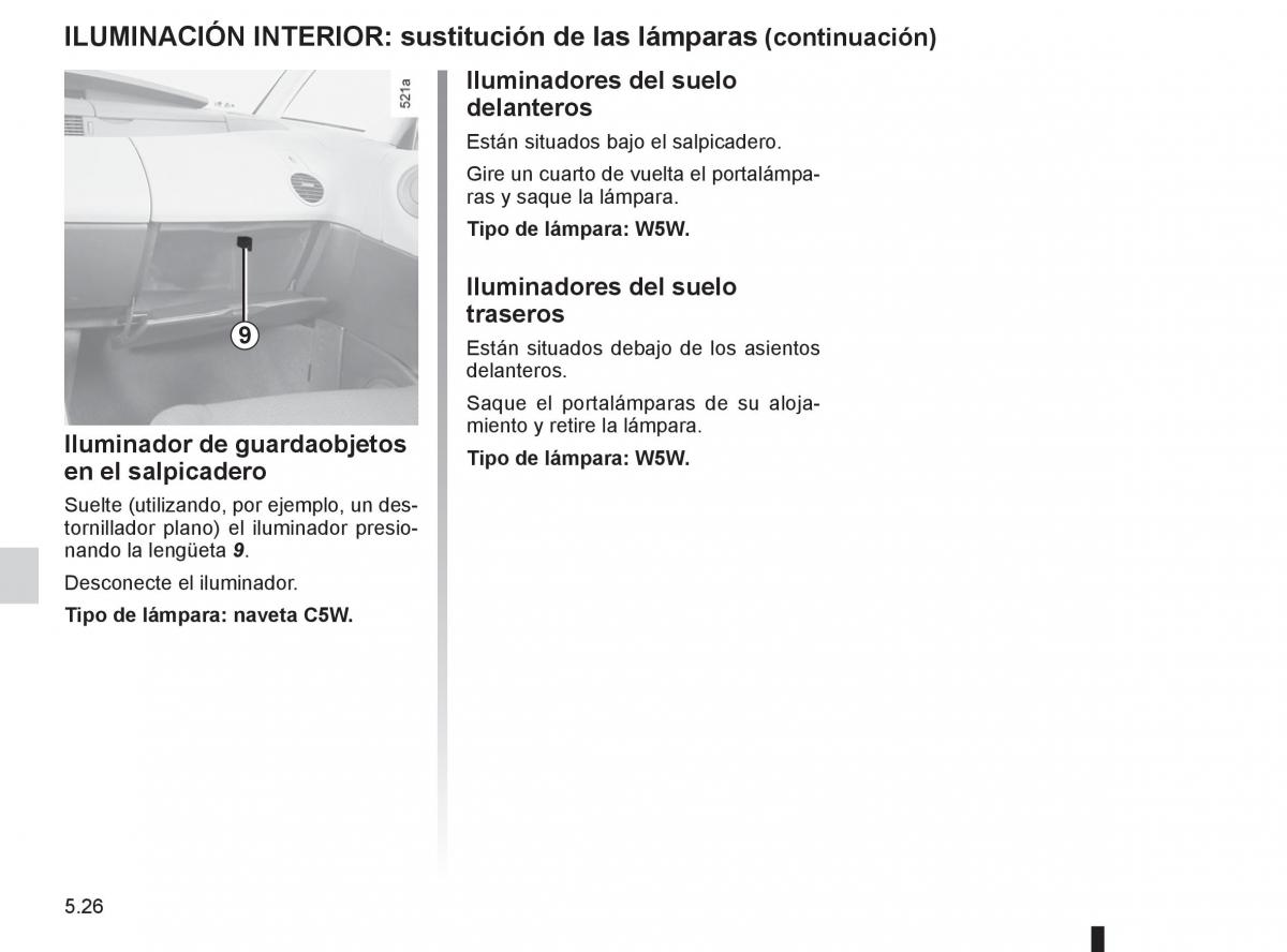 Renault Espace IV 4 manual del propietario / page 216