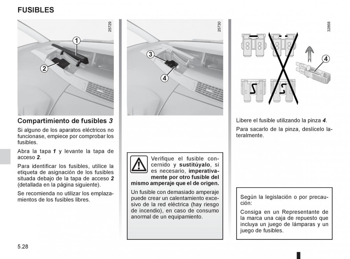 Renault Espace IV 4 manual del propietario / page 218