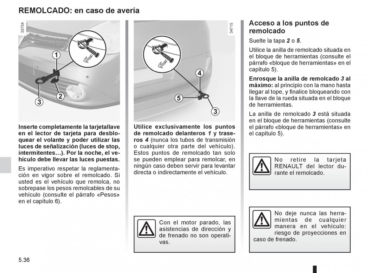 Renault Espace IV 4 manual del propietario / page 226