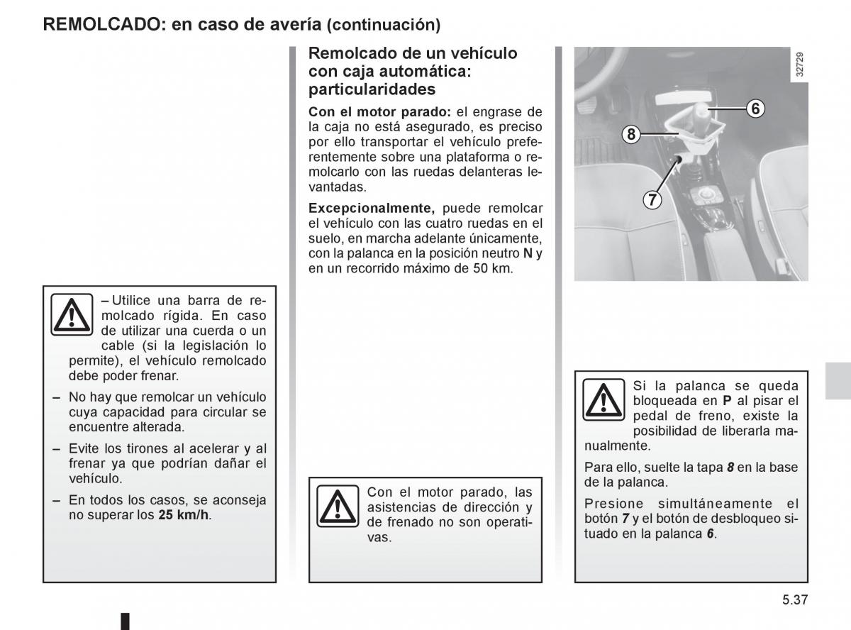 Renault Espace IV 4 manual del propietario / page 227