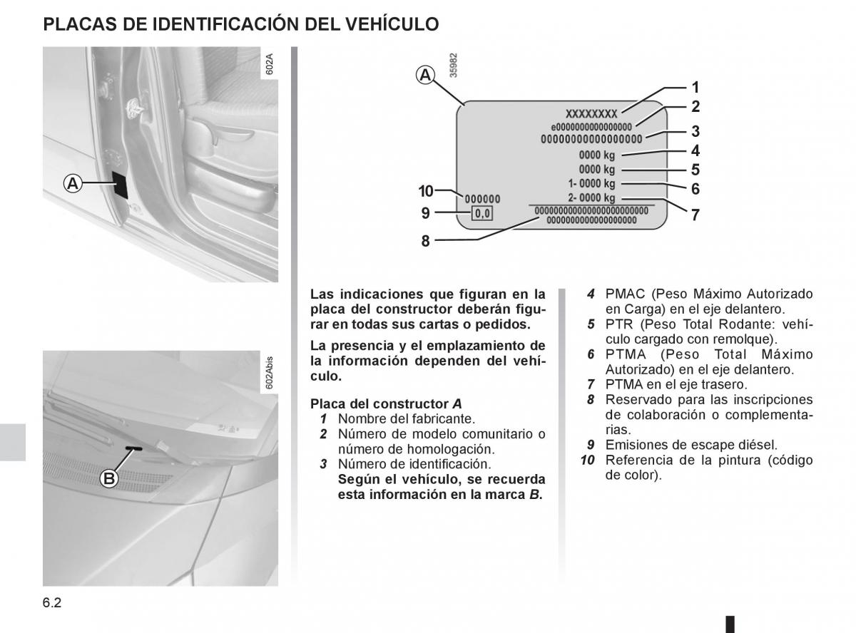 Renault Espace IV 4 manual del propietario / page 234