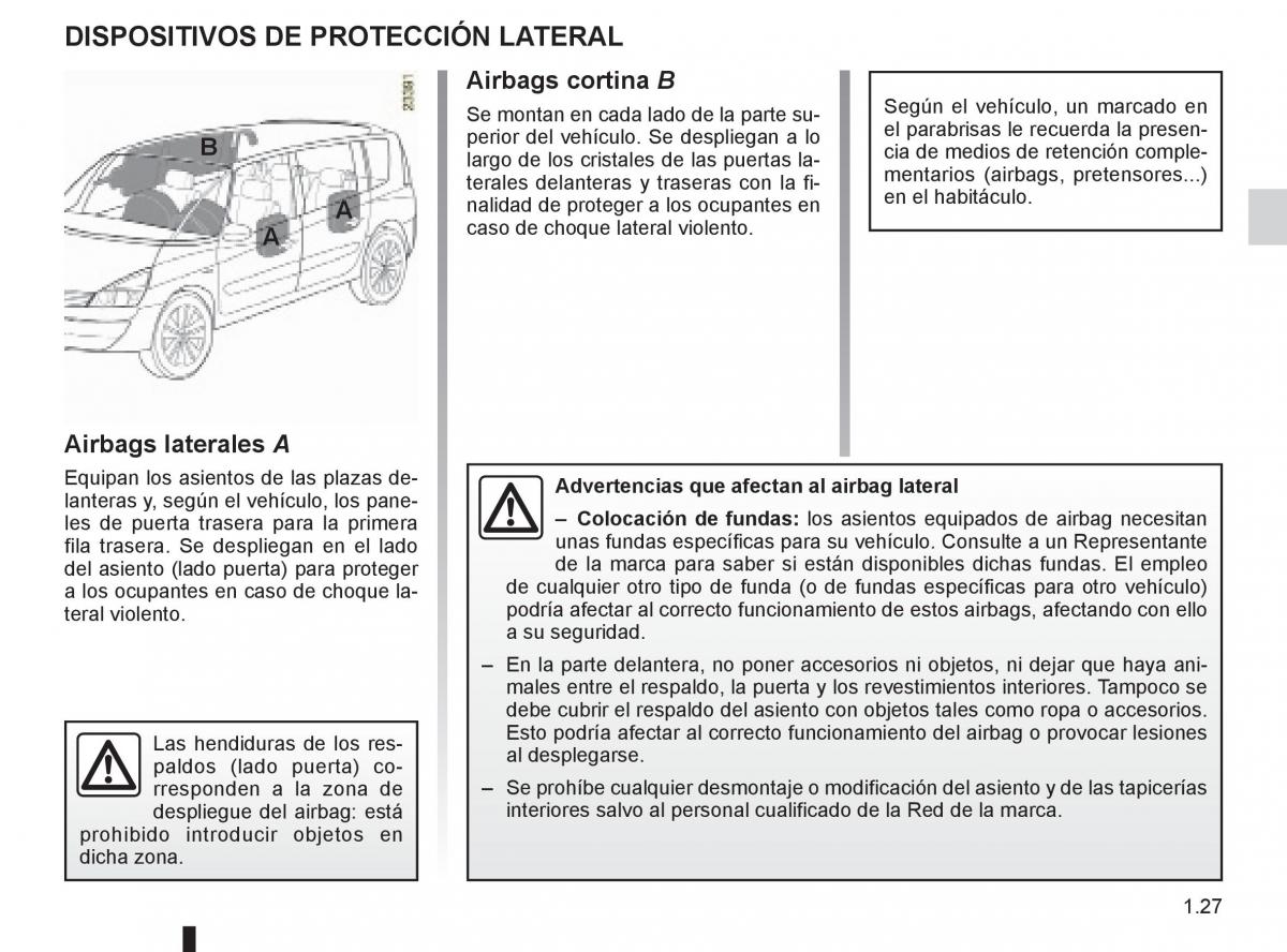 Renault Espace IV 4 manual del propietario / page 33