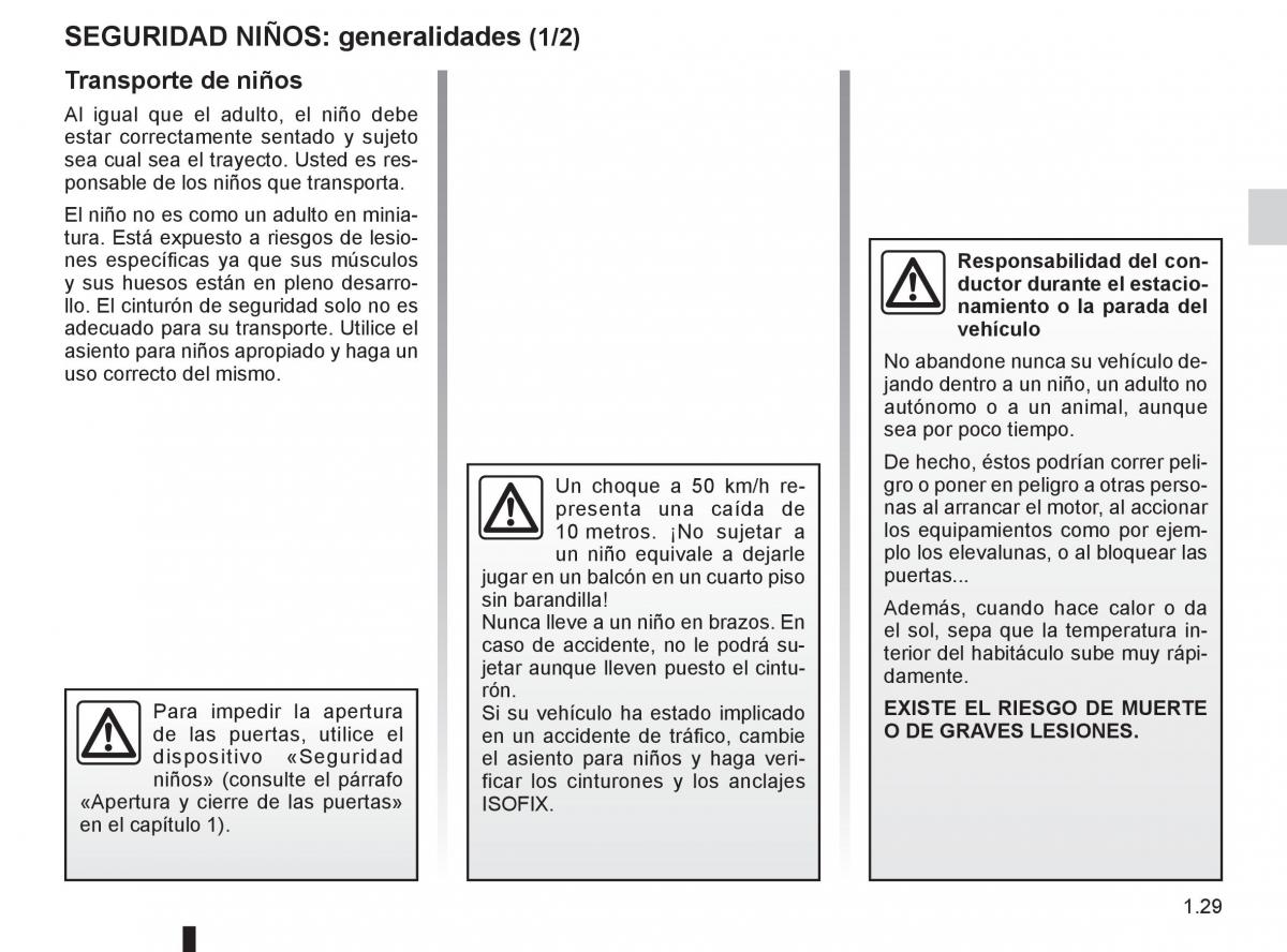 Renault Espace IV 4 manual del propietario / page 35