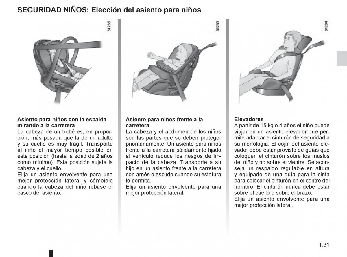 Renault Espace IV 4 manual del propietario / page 37