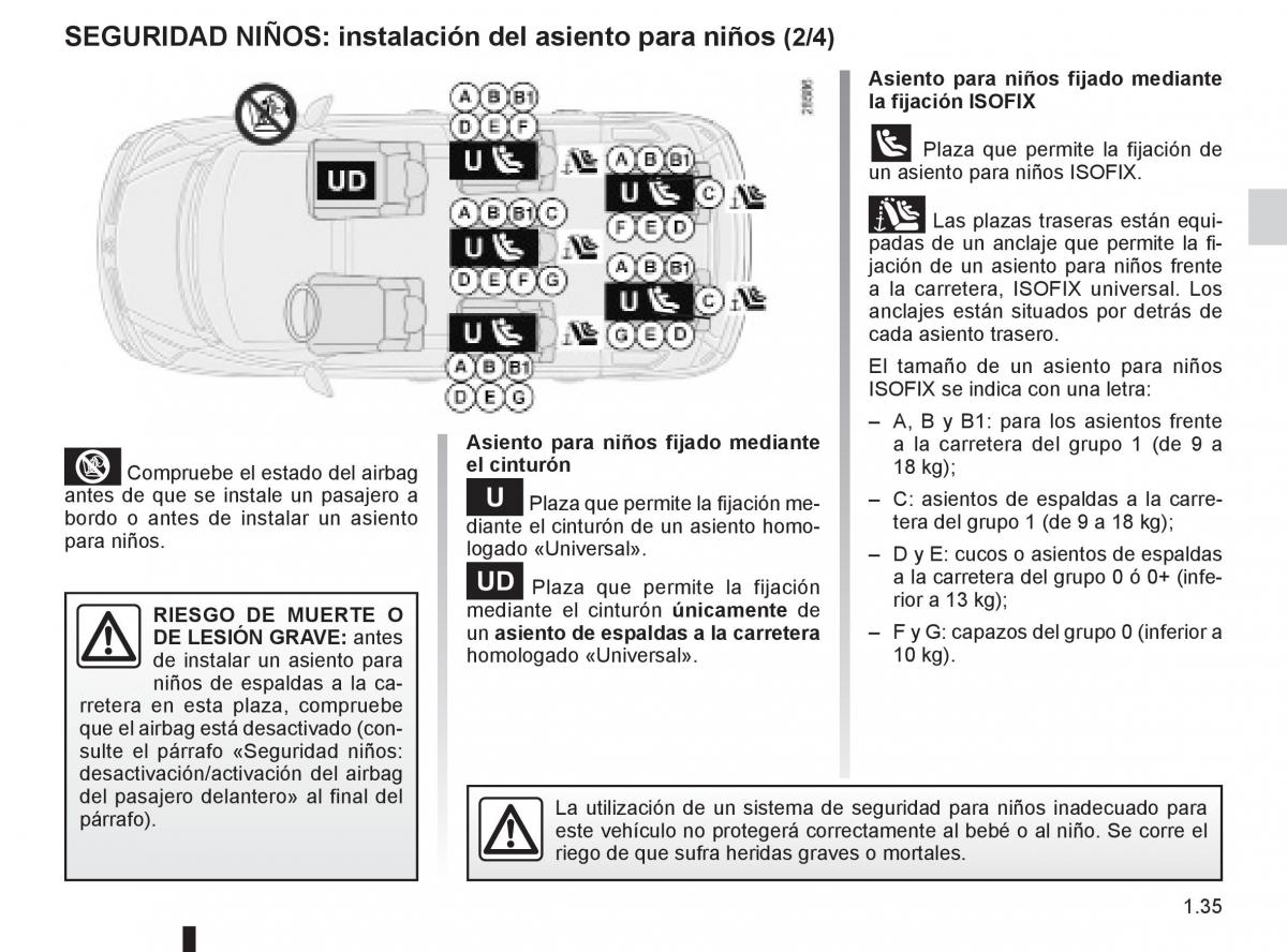 Renault Espace IV 4 manual del propietario / page 41