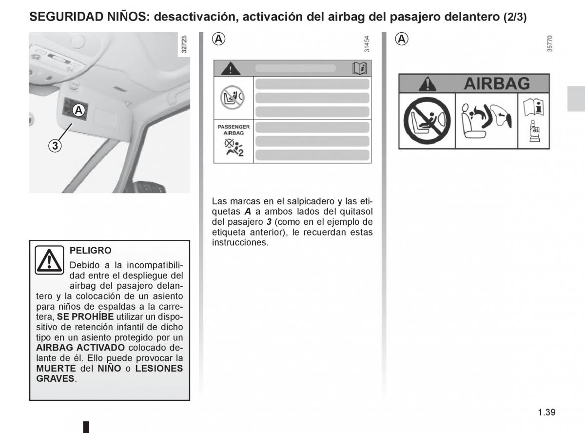 Renault Espace IV 4 manual del propietario / page 45