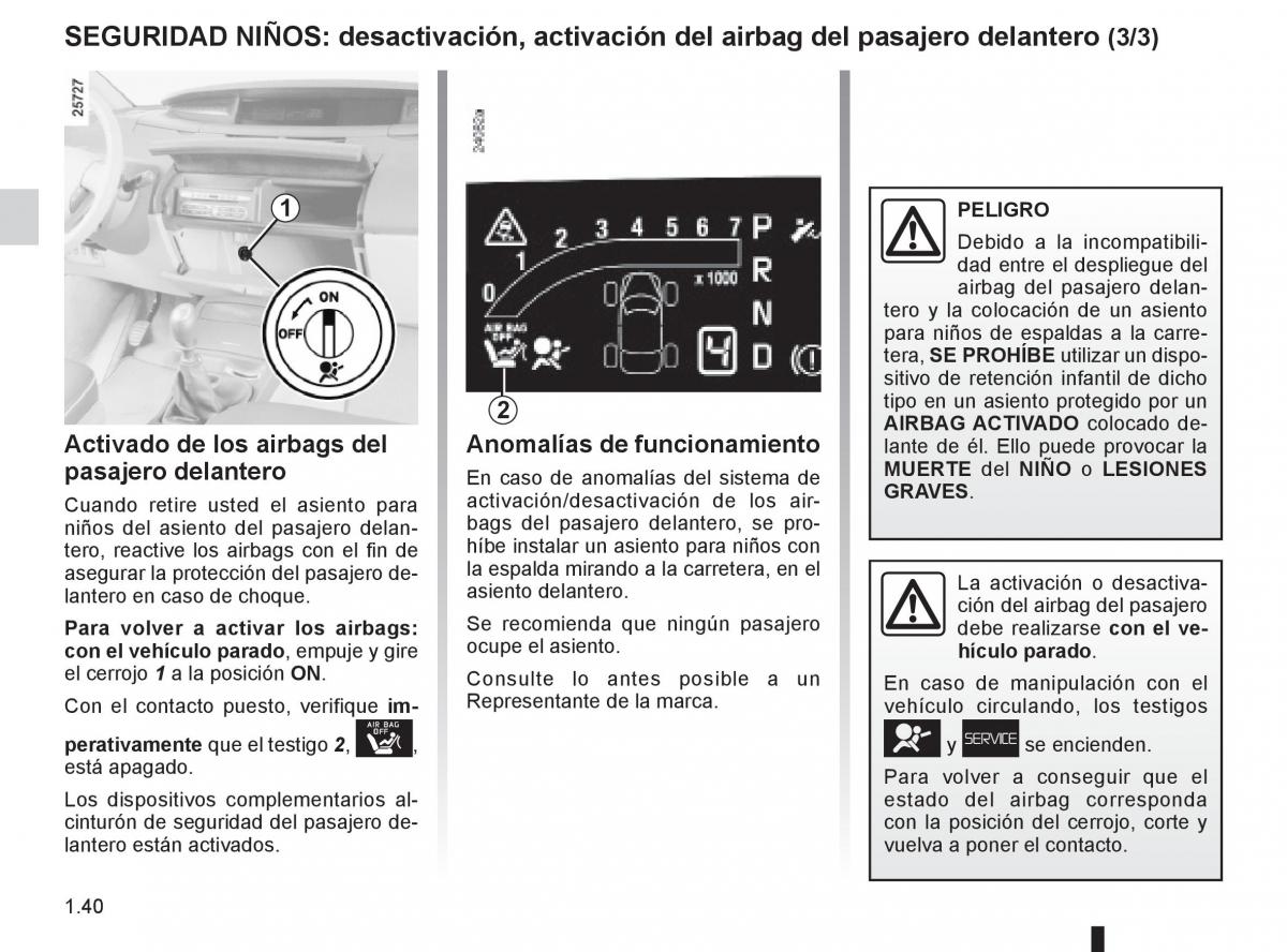 Renault Espace IV 4 manual del propietario / page 46