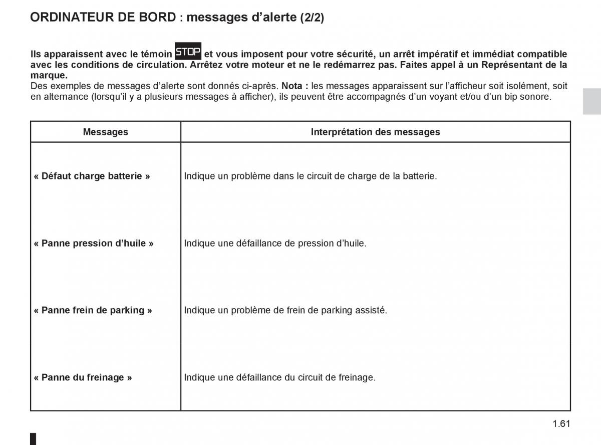 Renault Espace IV 4 manuel du proprietaire / page 67