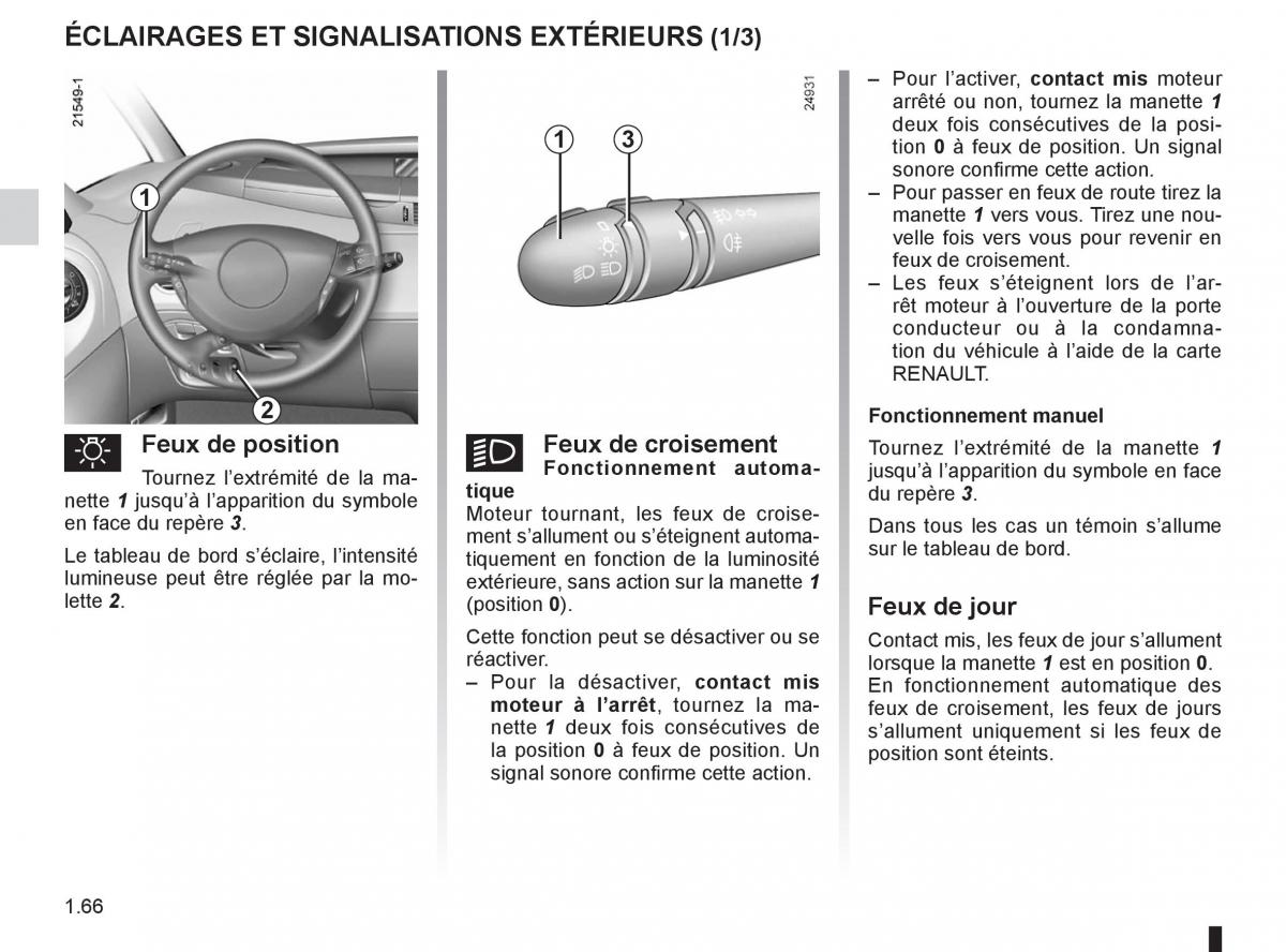 Renault Espace IV 4 manuel du proprietaire / page 72