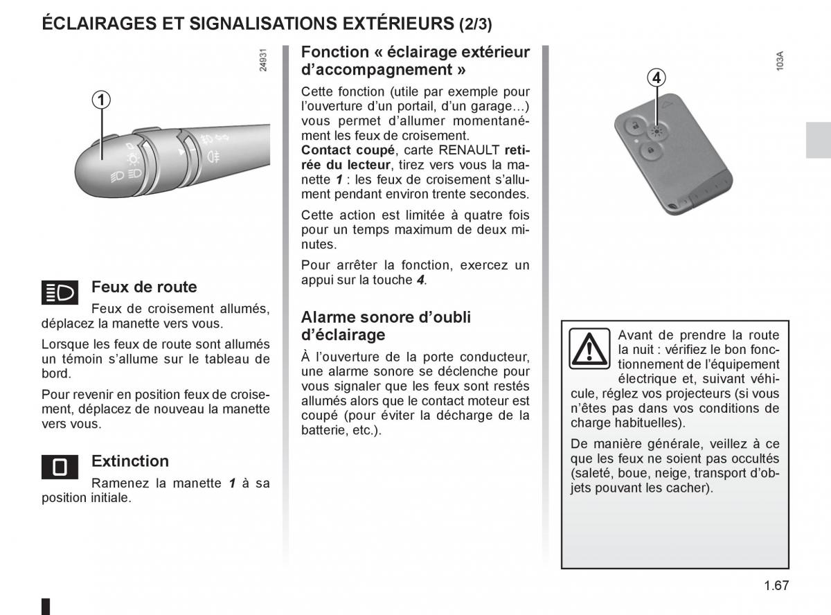 Renault Espace IV 4 manuel du proprietaire / page 73