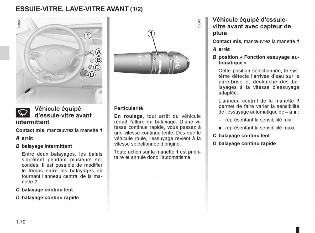 Renault Espace IV 4 manuel du proprietaire / page 76