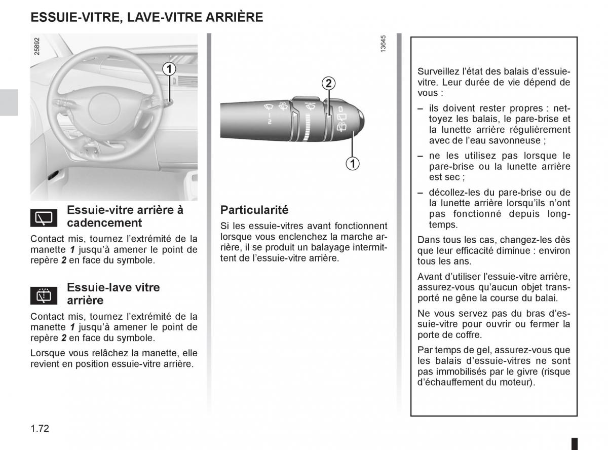 Renault Espace IV 4 manuel du proprietaire / page 78