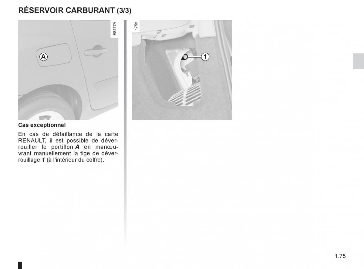 Renault Espace IV 4 manuel du proprietaire / page 81