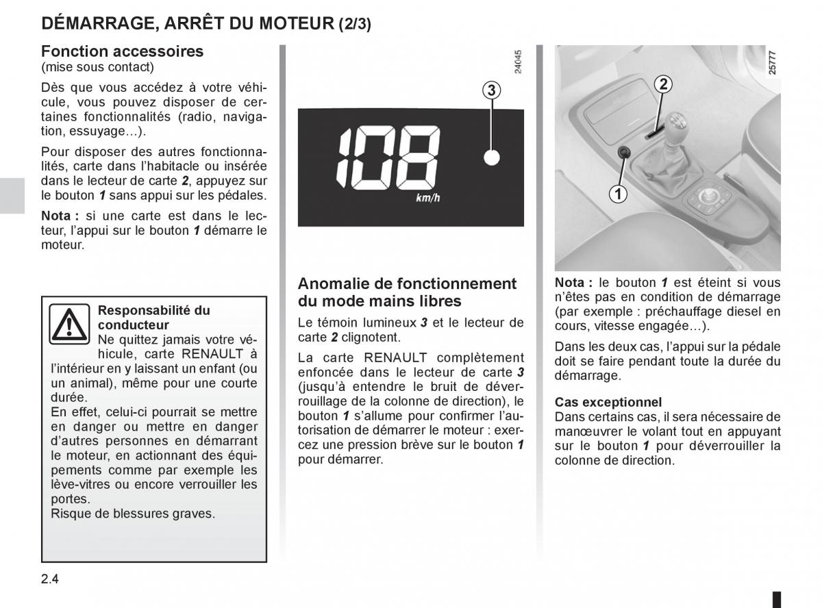 Renault Espace IV 4 manuel du proprietaire / page 86