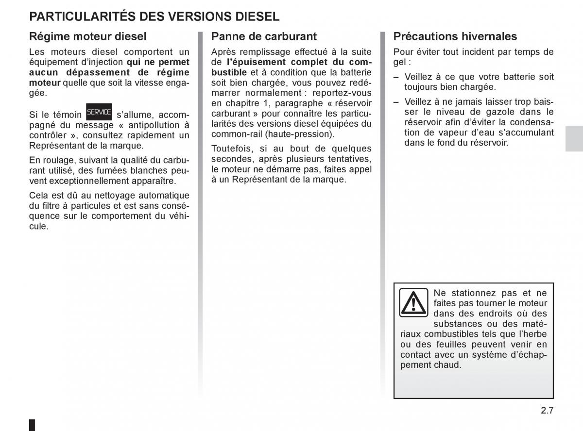 Renault Espace IV 4 manuel du proprietaire / page 89