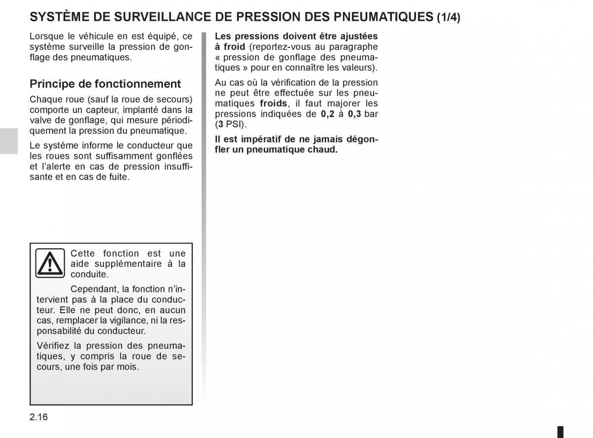 Renault Espace IV 4 manuel du proprietaire / page 98