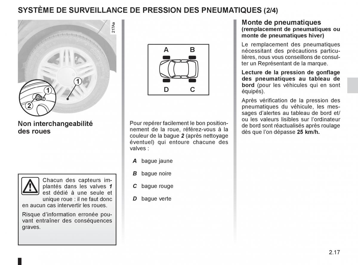 Renault Espace IV 4 manuel du proprietaire / page 99