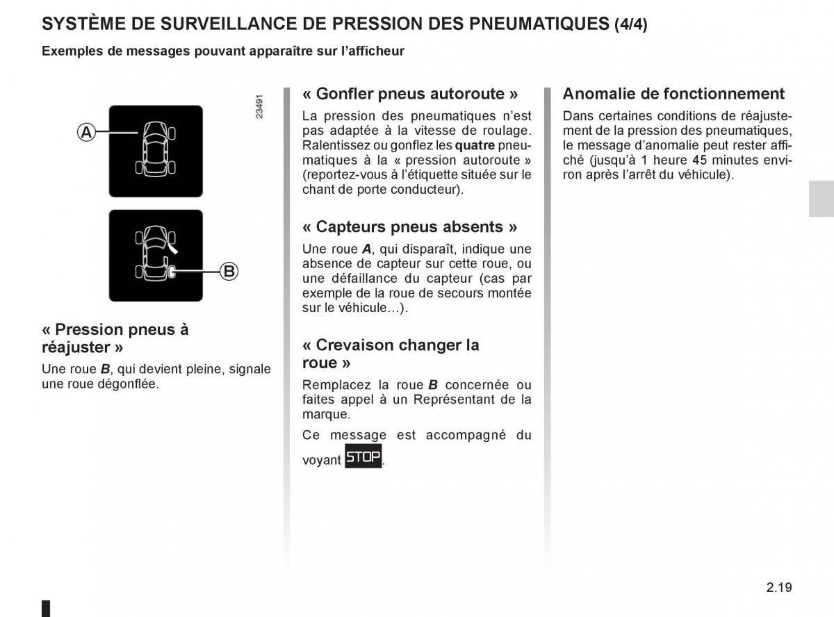 Renault Espace IV 4 manuel du proprietaire / page 101