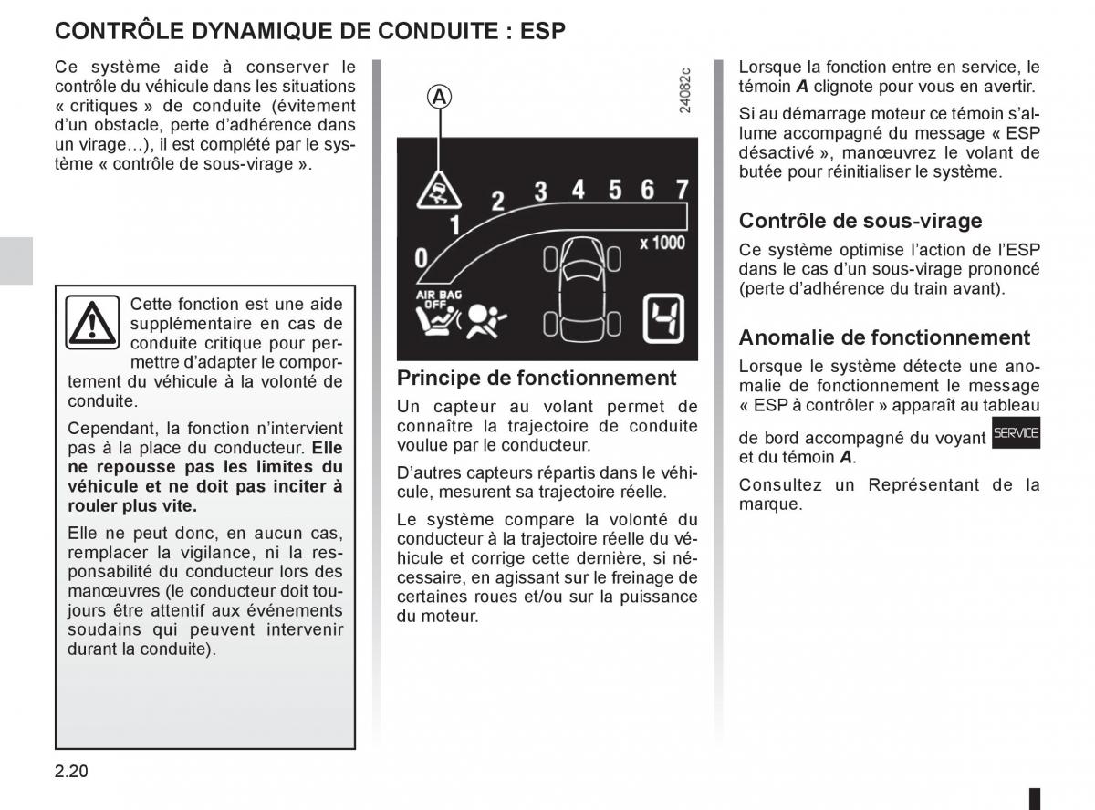 Renault Espace IV 4 manuel du proprietaire / page 102