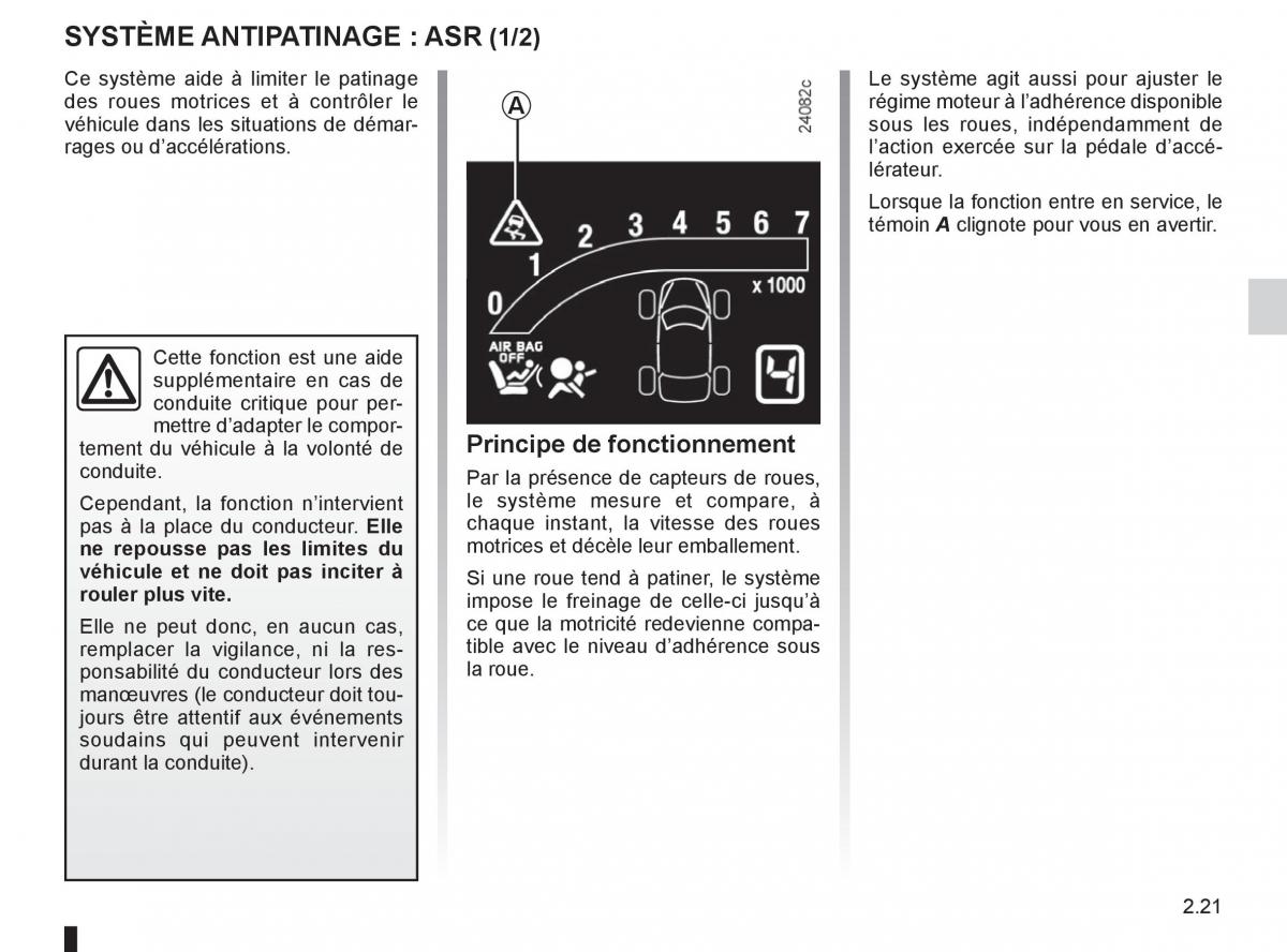 Renault Espace IV 4 manuel du proprietaire / page 103