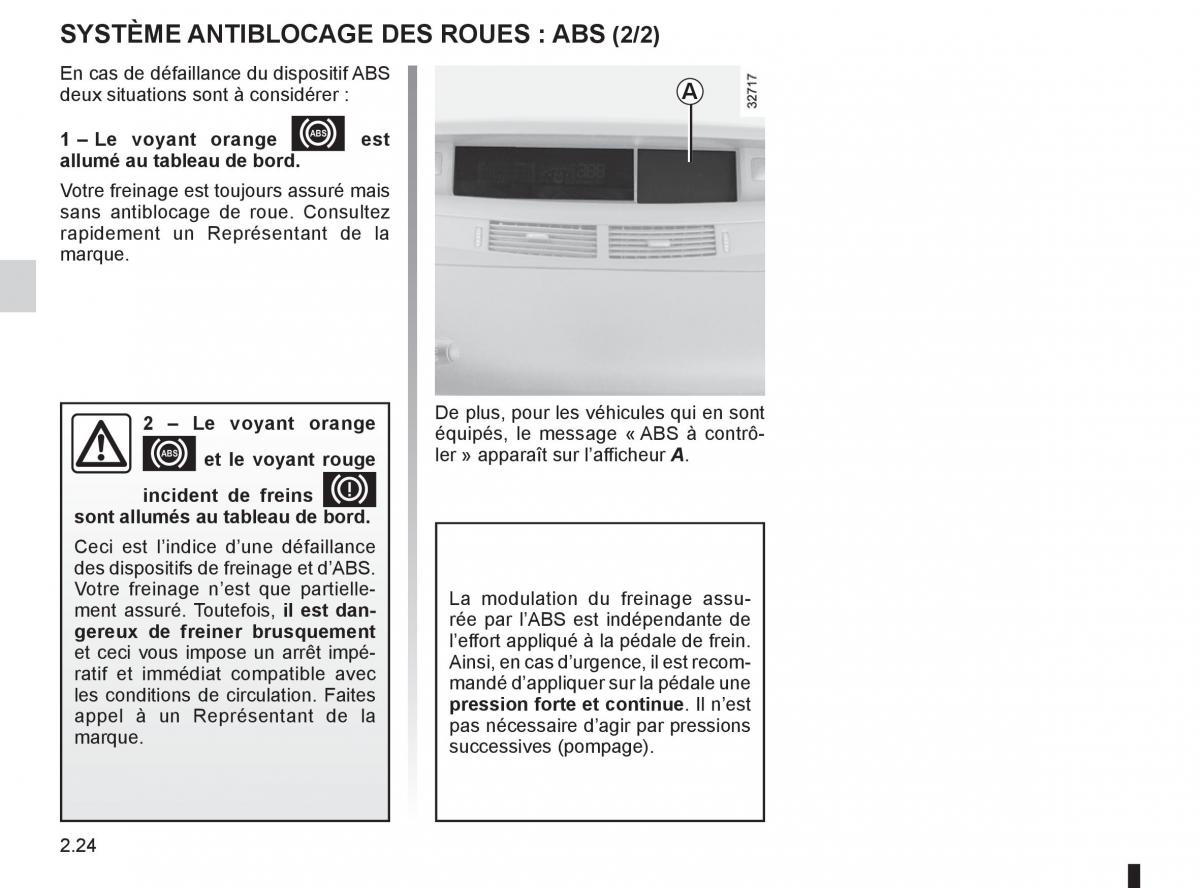 Renault Espace IV 4 manuel du proprietaire / page 106