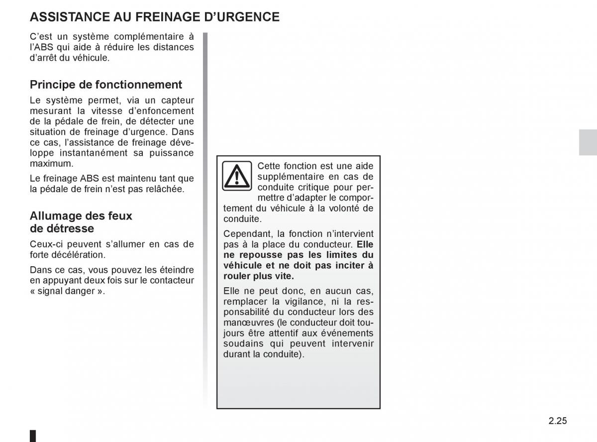 Renault Espace IV 4 manuel du proprietaire / page 107