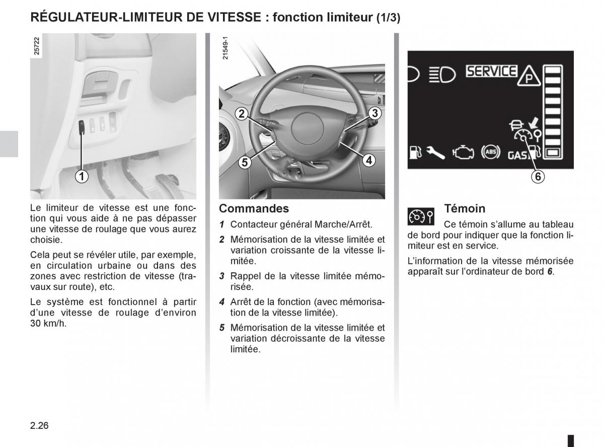 Renault Espace IV 4 manuel du proprietaire / page 108