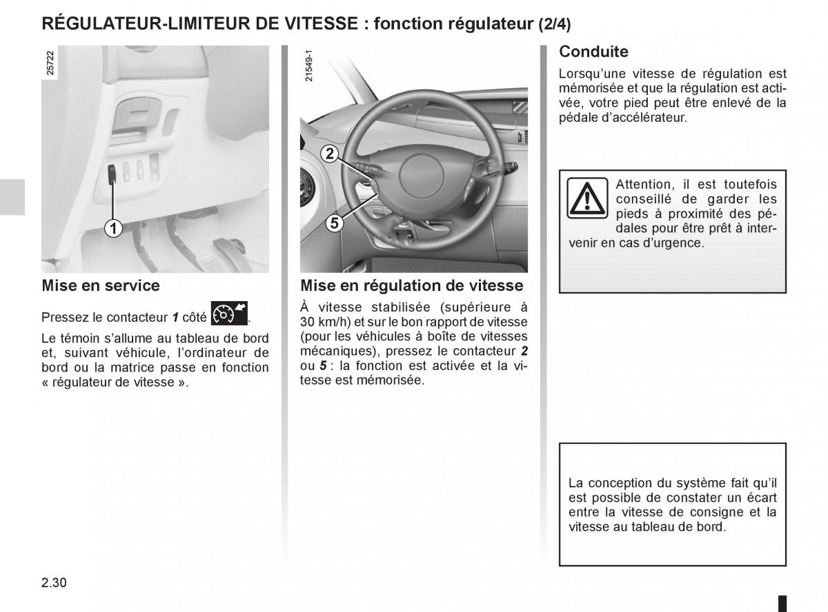 Renault Espace IV 4 manuel du proprietaire / page 112