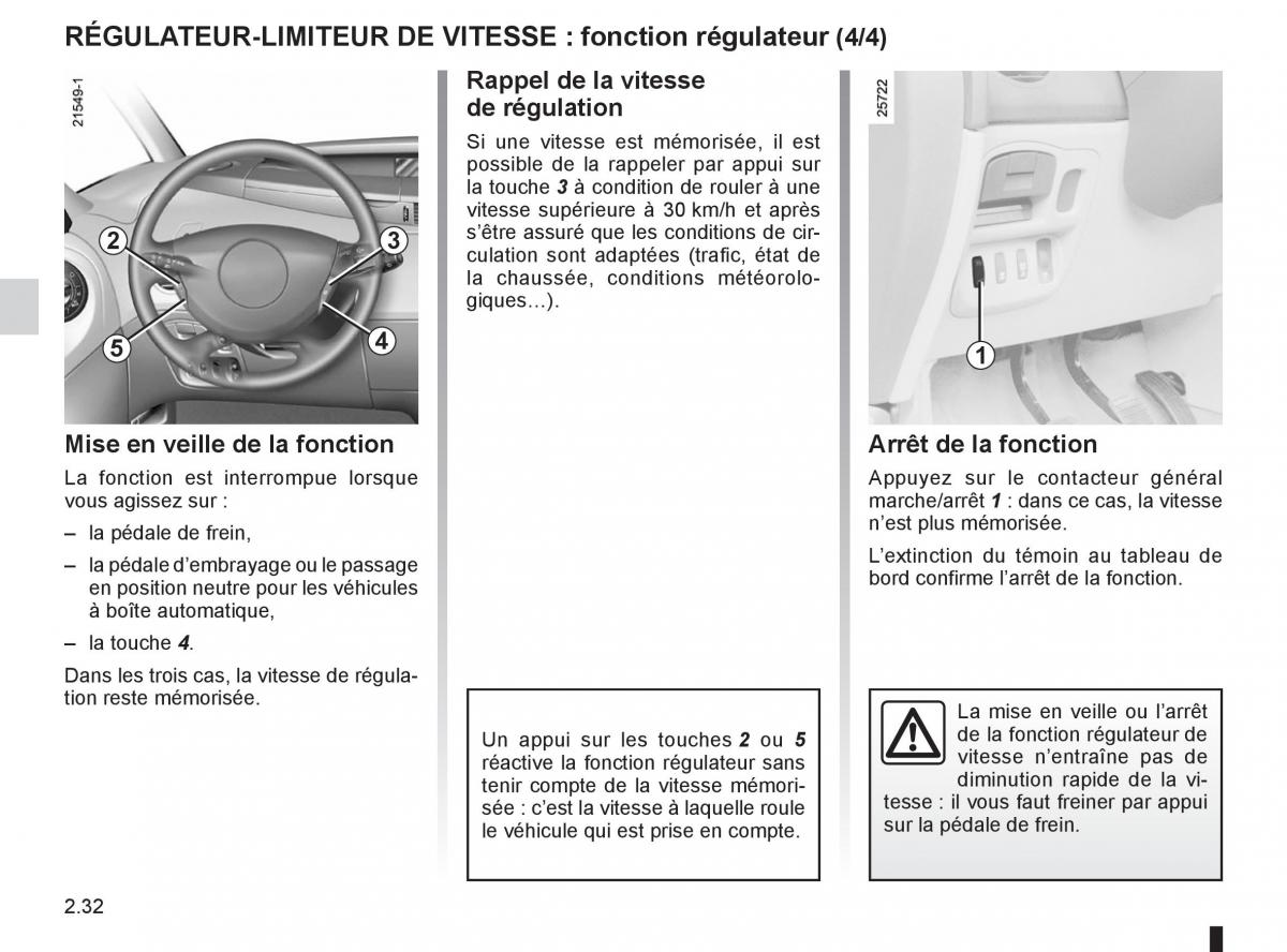 Renault Espace IV 4 manuel du proprietaire / page 114