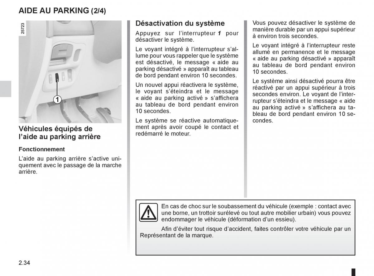 Renault Espace IV 4 manuel du proprietaire / page 116