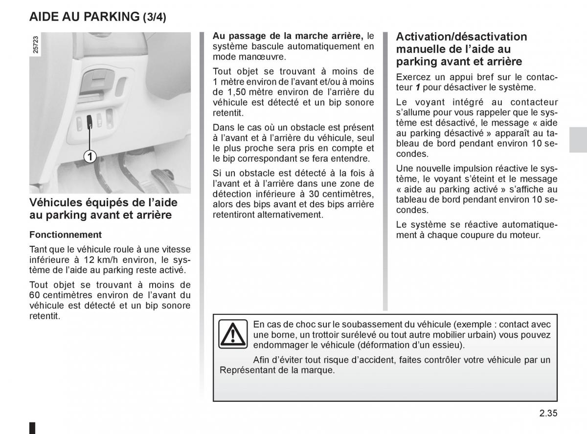 Renault Espace IV 4 manuel du proprietaire / page 117