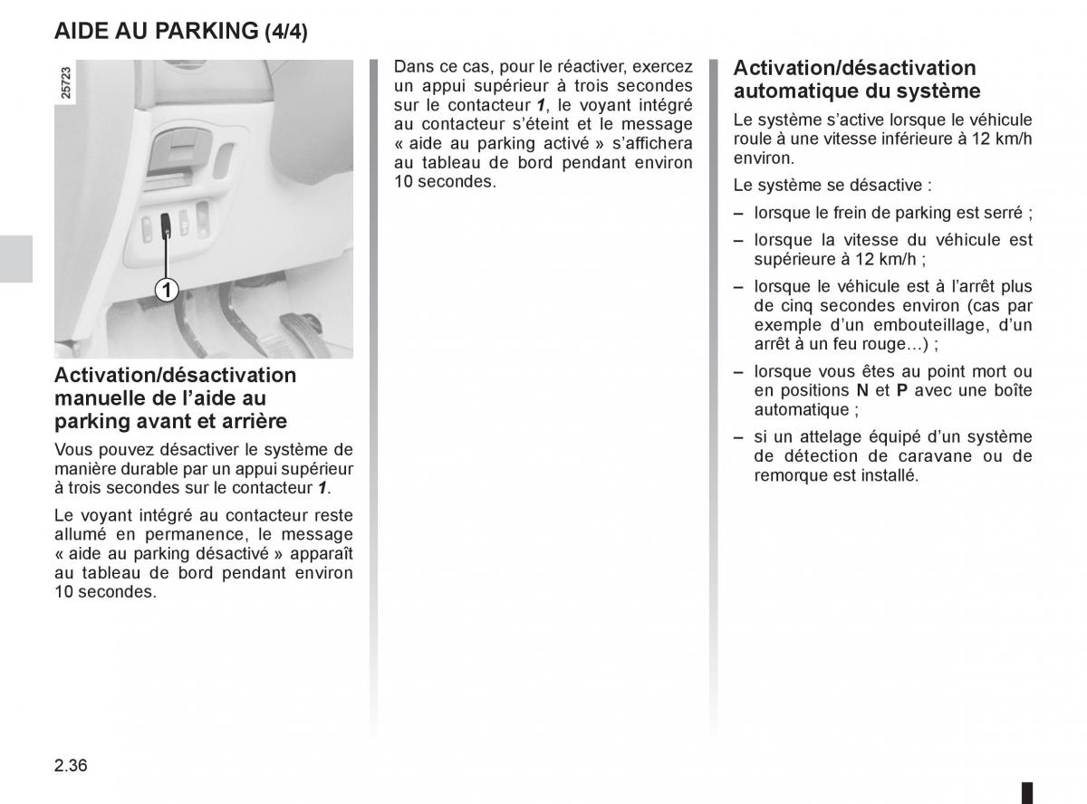 Renault Espace IV 4 manuel du proprietaire / page 118