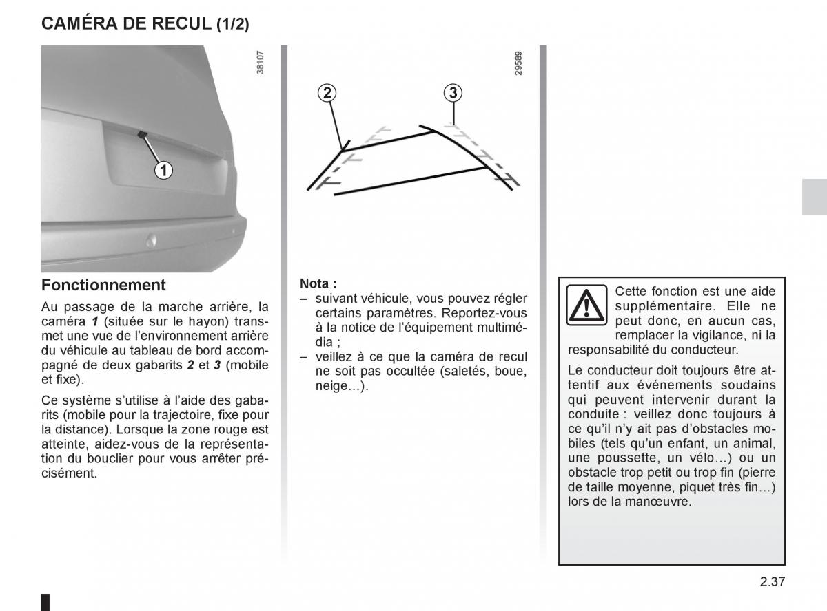 Renault Espace IV 4 manuel du proprietaire / page 119