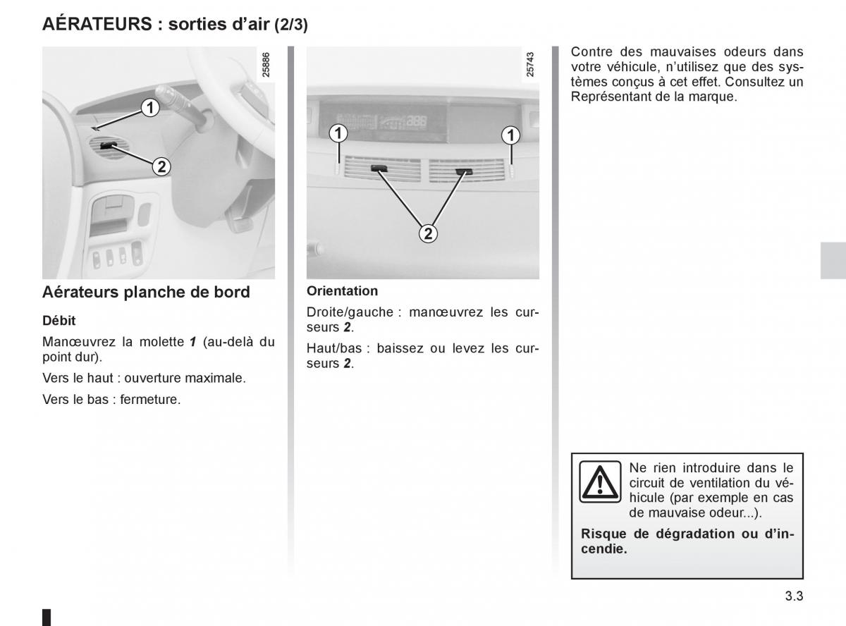 Renault Espace IV 4 manuel du proprietaire / page 127