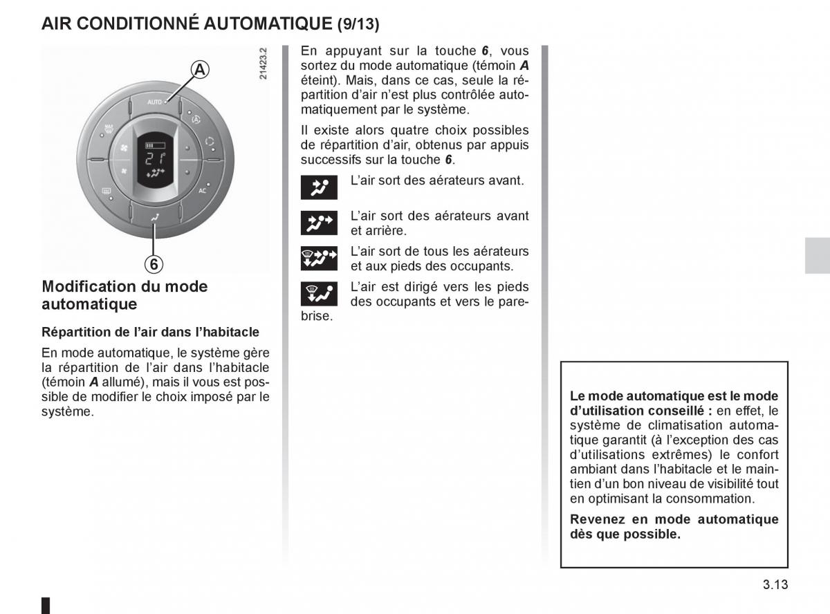 Renault Espace IV 4 manuel du proprietaire / page 137