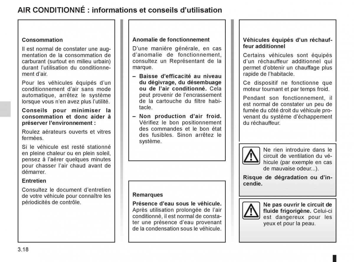 Renault Espace IV 4 manuel du proprietaire / page 142