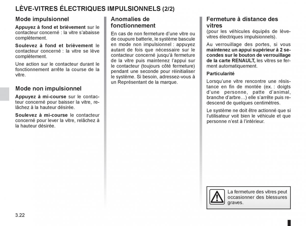 Renault Espace IV 4 manuel du proprietaire / page 146