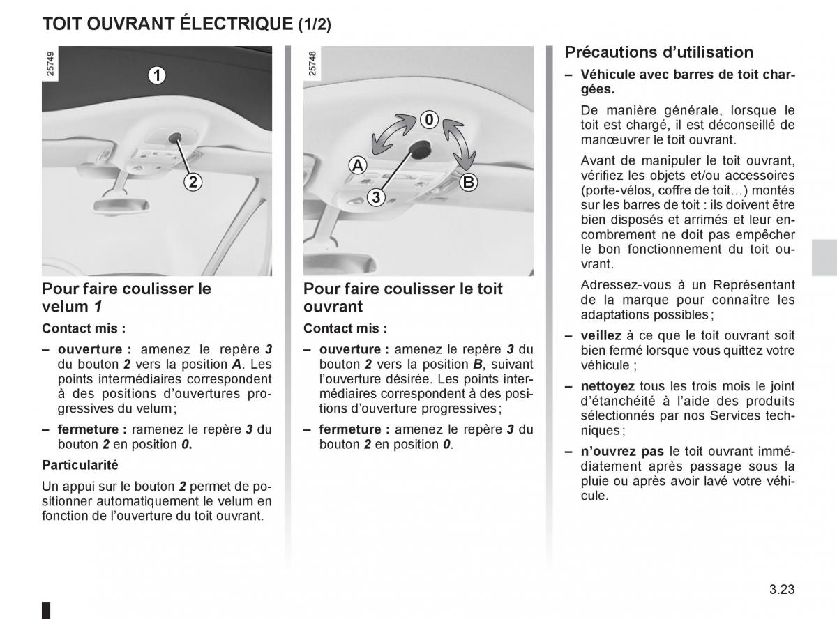 Renault Espace IV 4 manuel du proprietaire / page 147