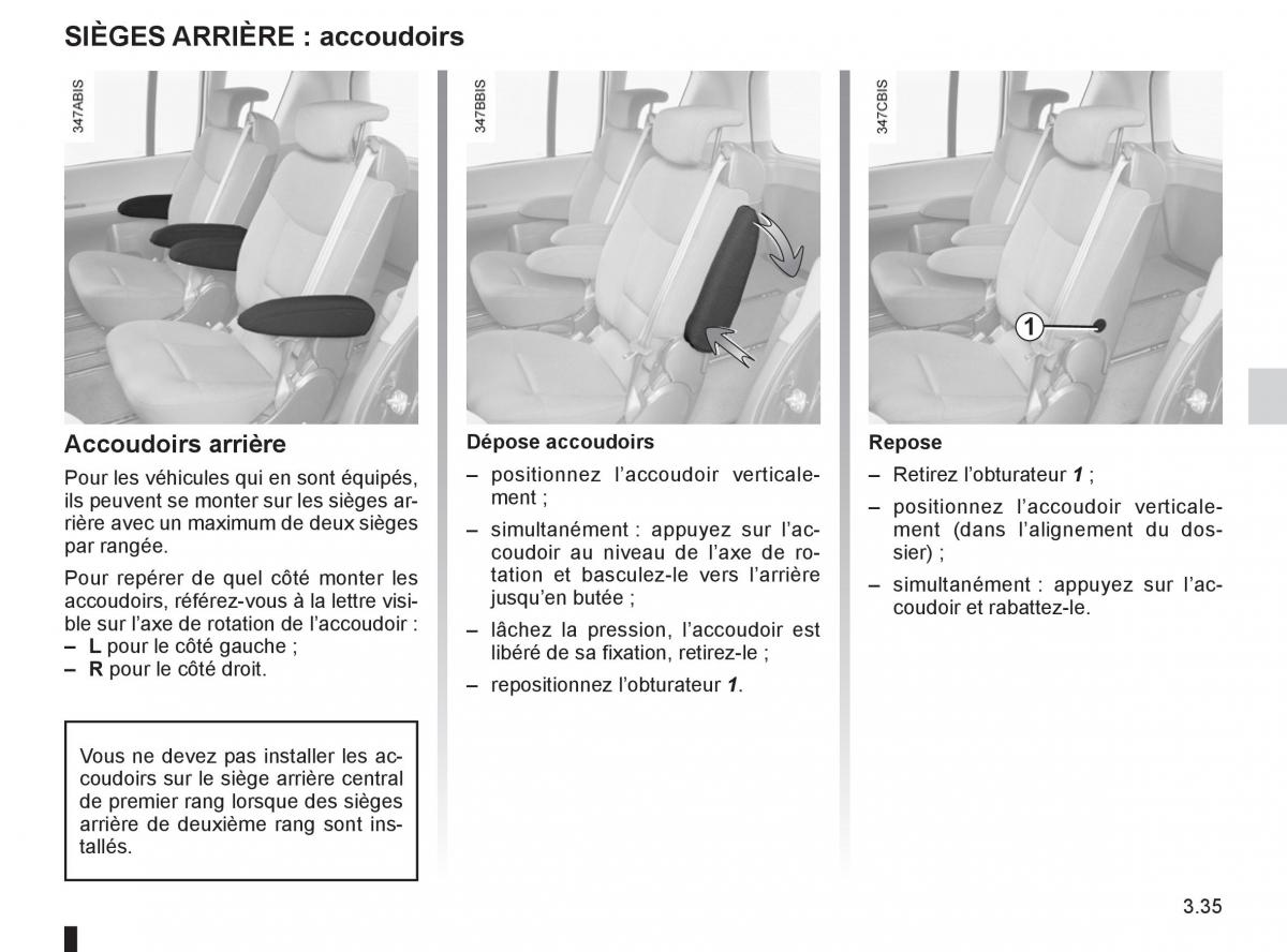 Renault Espace IV 4 manuel du proprietaire / page 159