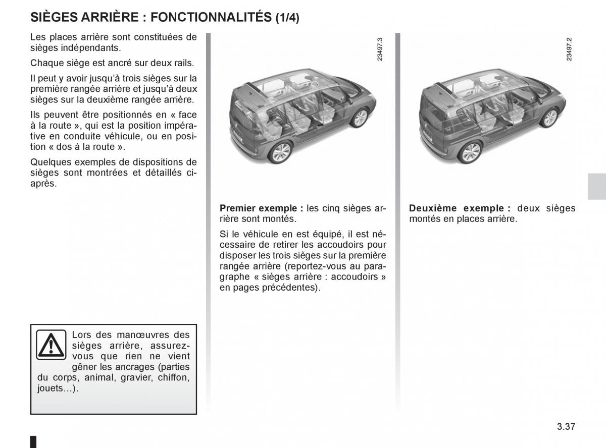 Renault Espace IV 4 manuel du proprietaire / page 161