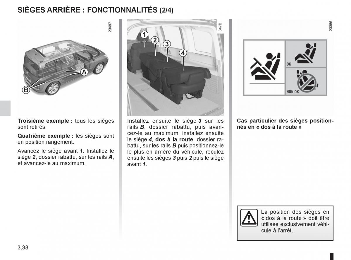 Renault Espace IV 4 manuel du proprietaire / page 162