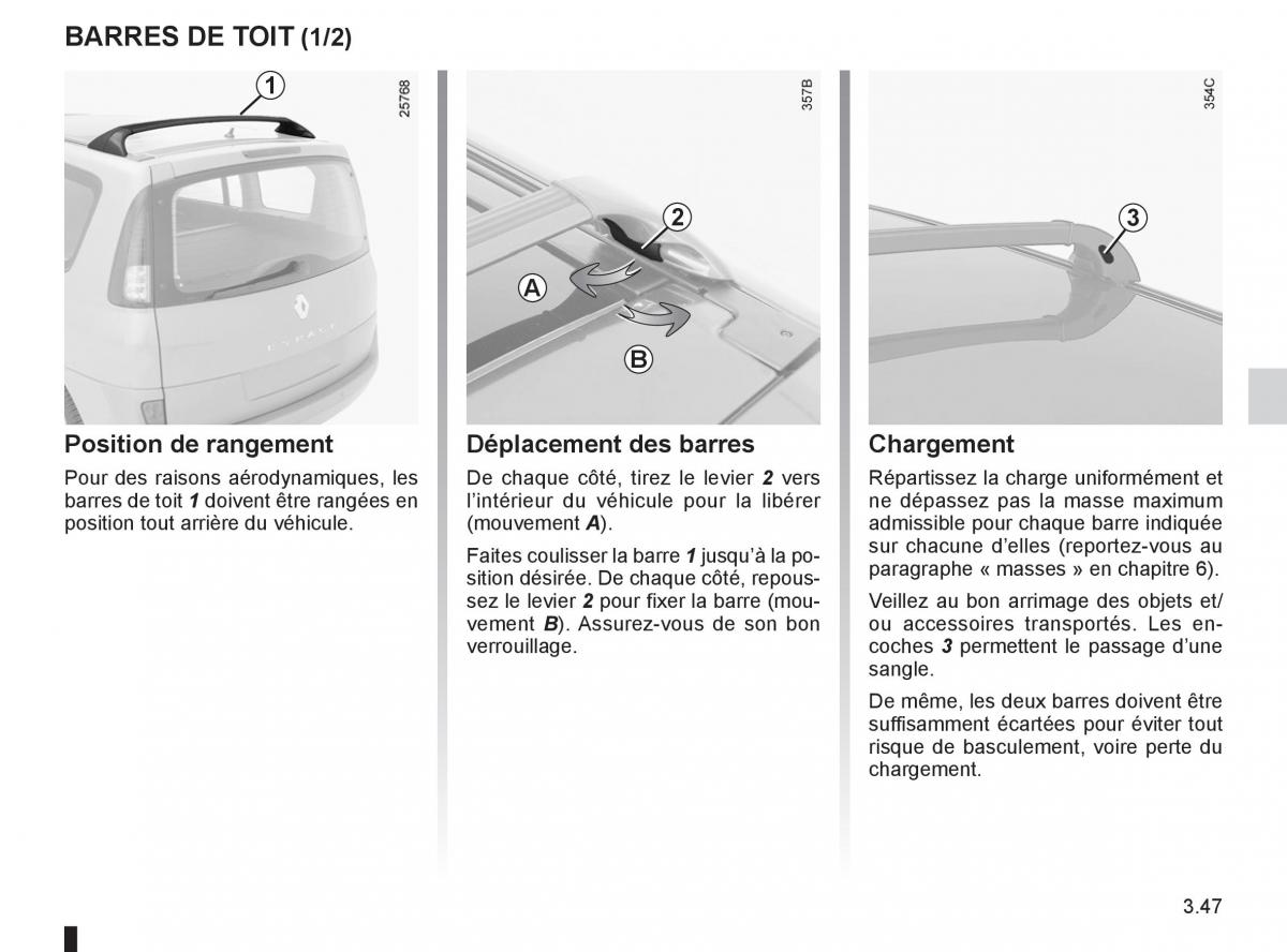 Renault Espace IV 4 manuel du proprietaire / page 171