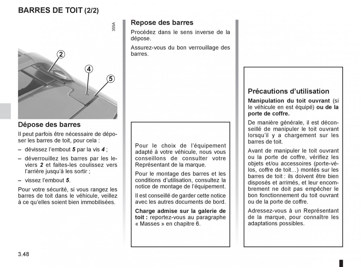 Renault Espace IV 4 manuel du proprietaire / page 172