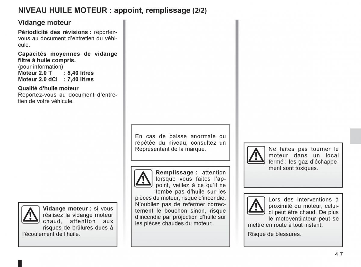 Renault Espace IV 4 manuel du proprietaire / page 181