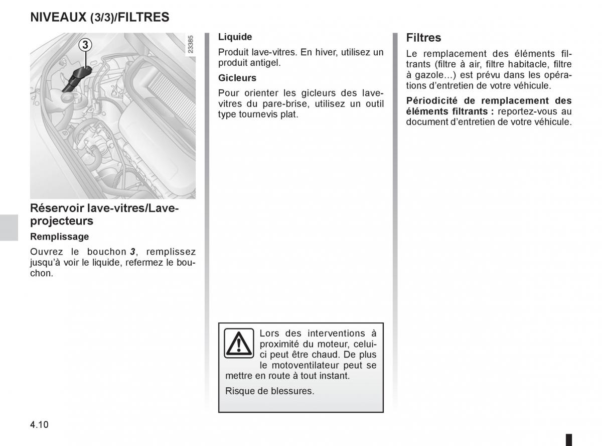 Renault Espace IV 4 manuel du proprietaire / page 184