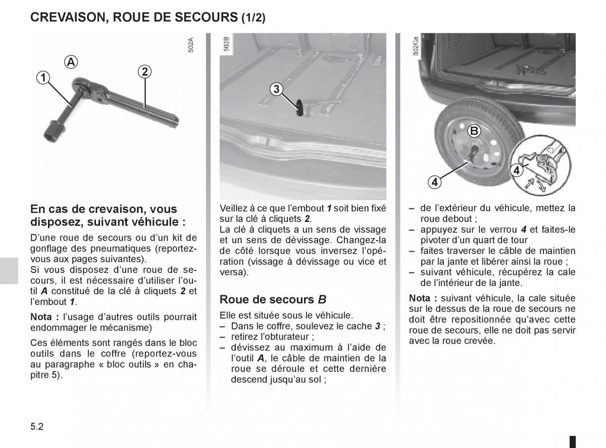 Renault Espace IV 4 manuel du proprietaire / page 192