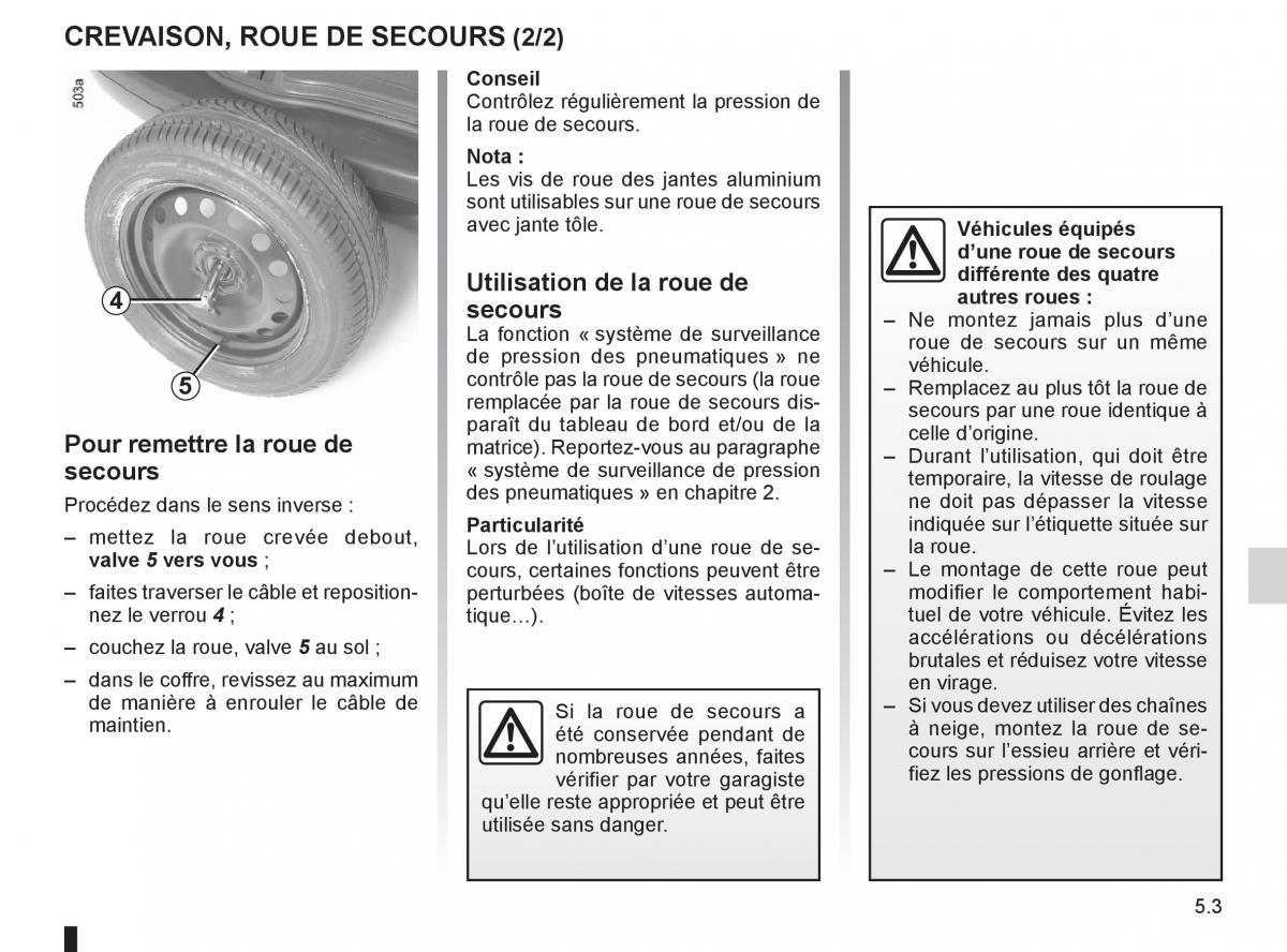 Renault Espace IV 4 manuel du proprietaire / page 193