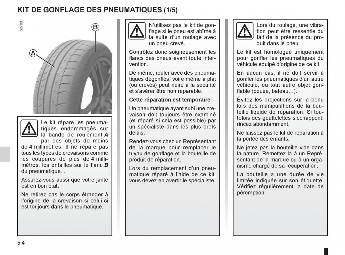 Renault Espace IV 4 manuel du proprietaire / page 194